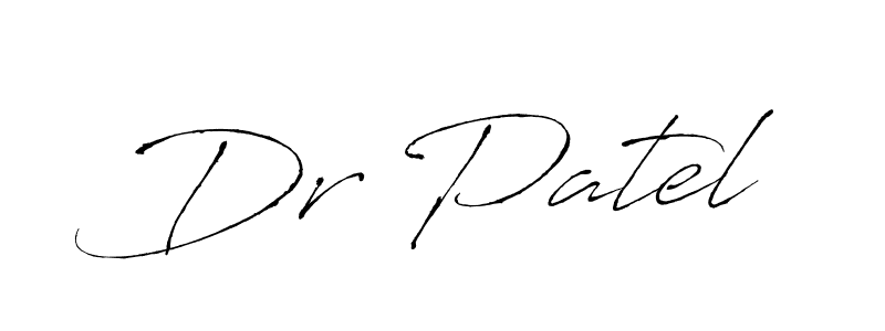 How to make Dr Patel name signature. Use Antro_Vectra style for creating short signs online. This is the latest handwritten sign. Dr Patel signature style 6 images and pictures png