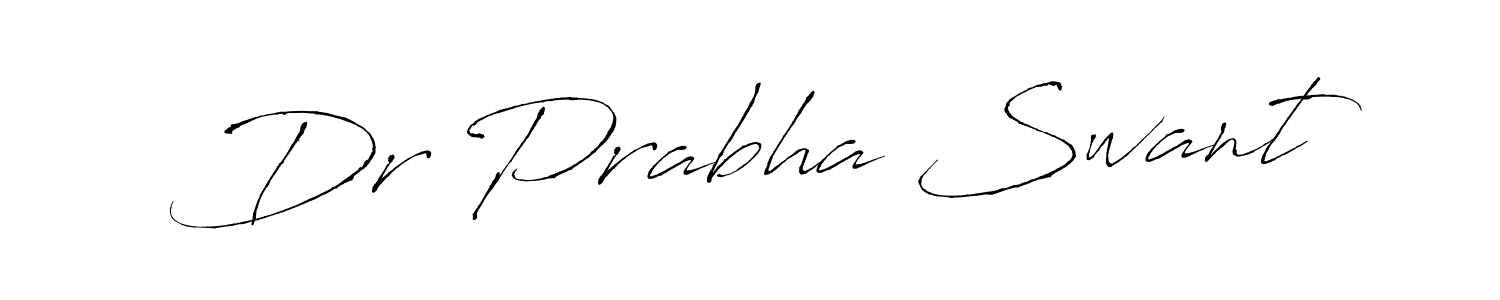 How to make Dr Prabha Swant name signature. Use Antro_Vectra style for creating short signs online. This is the latest handwritten sign. Dr Prabha Swant signature style 6 images and pictures png