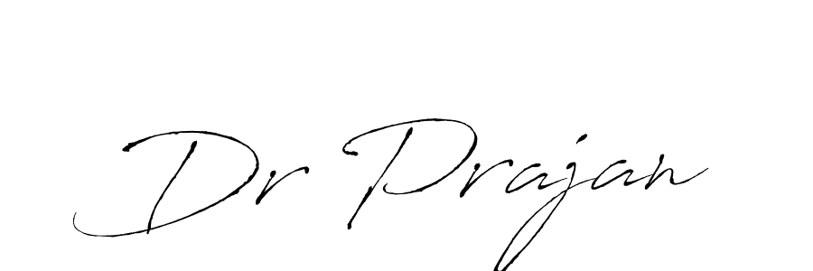 Design your own signature with our free online signature maker. With this signature software, you can create a handwritten (Antro_Vectra) signature for name Dr Prajan. Dr Prajan signature style 6 images and pictures png