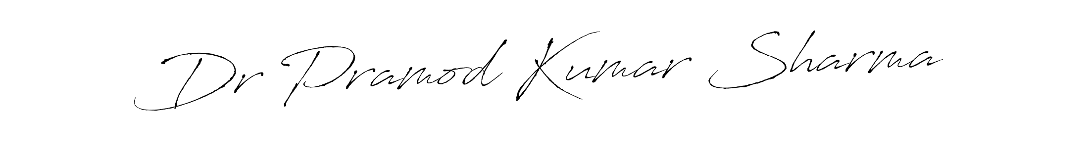 How to make Dr Pramod Kumar Sharma signature? Antro_Vectra is a professional autograph style. Create handwritten signature for Dr Pramod Kumar Sharma name. Dr Pramod Kumar Sharma signature style 6 images and pictures png
