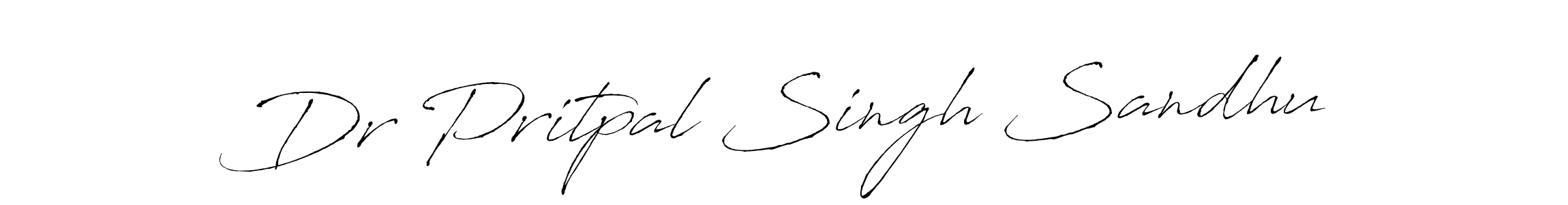 Dr Pritpal Singh Sandhu stylish signature style. Best Handwritten Sign (Antro_Vectra) for my name. Handwritten Signature Collection Ideas for my name Dr Pritpal Singh Sandhu. Dr Pritpal Singh Sandhu signature style 6 images and pictures png