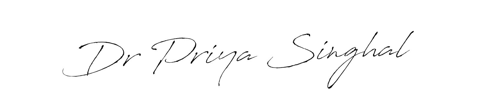 It looks lik you need a new signature style for name Dr Priya Singhal. Design unique handwritten (Antro_Vectra) signature with our free signature maker in just a few clicks. Dr Priya Singhal signature style 6 images and pictures png