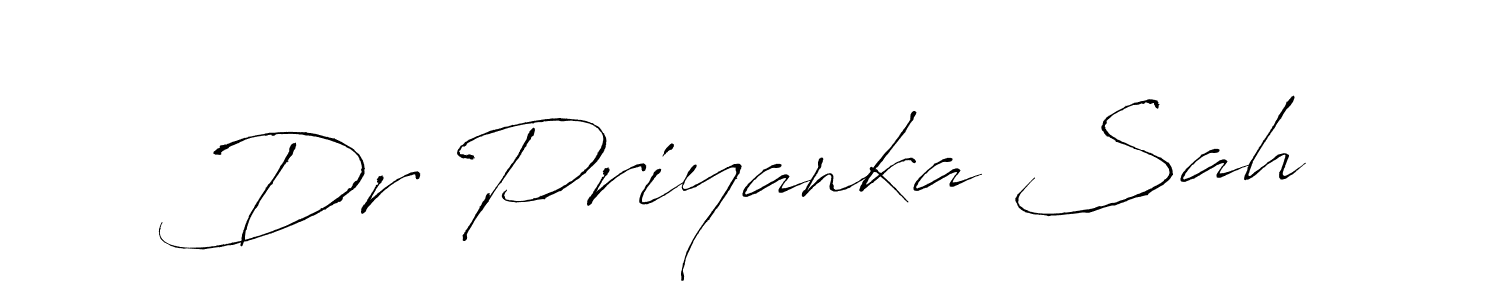 Similarly Antro_Vectra is the best handwritten signature design. Signature creator online .You can use it as an online autograph creator for name Dr Priyanka Sah. Dr Priyanka Sah signature style 6 images and pictures png