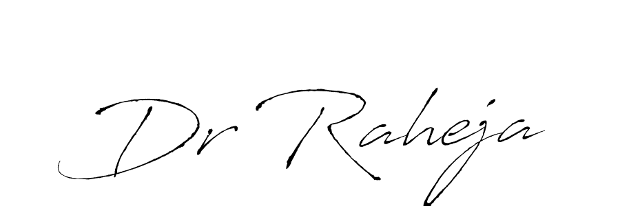 Design your own signature with our free online signature maker. With this signature software, you can create a handwritten (Antro_Vectra) signature for name Dr Raheja. Dr Raheja signature style 6 images and pictures png