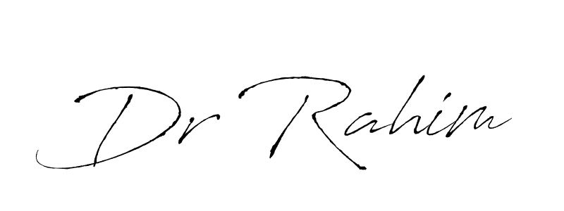 The best way (Antro_Vectra) to make a short signature is to pick only two or three words in your name. The name Dr Rahim include a total of six letters. For converting this name. Dr Rahim signature style 6 images and pictures png