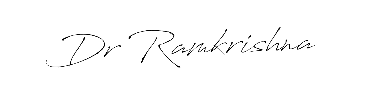 You should practise on your own different ways (Antro_Vectra) to write your name (Dr Ramkrishna) in signature. don't let someone else do it for you. Dr Ramkrishna signature style 6 images and pictures png