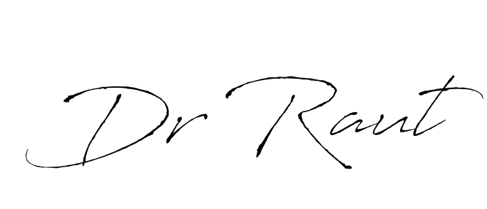 Dr Raut stylish signature style. Best Handwritten Sign (Antro_Vectra) for my name. Handwritten Signature Collection Ideas for my name Dr Raut. Dr Raut signature style 6 images and pictures png