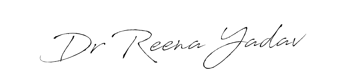 How to make Dr Reena Yadav signature? Antro_Vectra is a professional autograph style. Create handwritten signature for Dr Reena Yadav name. Dr Reena Yadav signature style 6 images and pictures png