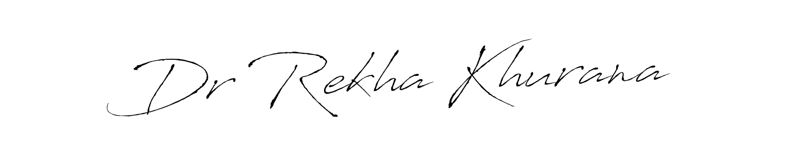 Dr Rekha Khurana stylish signature style. Best Handwritten Sign (Antro_Vectra) for my name. Handwritten Signature Collection Ideas for my name Dr Rekha Khurana. Dr Rekha Khurana signature style 6 images and pictures png