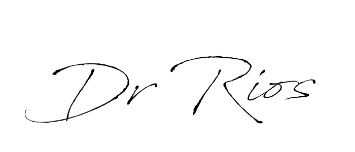 Design your own signature with our free online signature maker. With this signature software, you can create a handwritten (Antro_Vectra) signature for name Dr Rios. Dr Rios signature style 6 images and pictures png