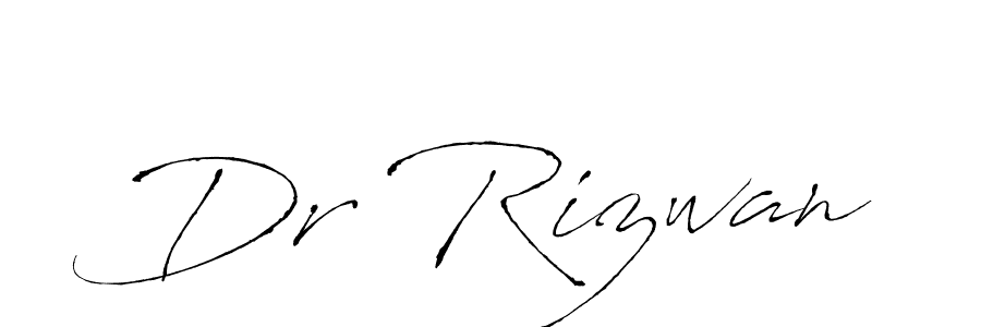 The best way (Antro_Vectra) to make a short signature is to pick only two or three words in your name. The name Dr Rizwan include a total of six letters. For converting this name. Dr Rizwan signature style 6 images and pictures png