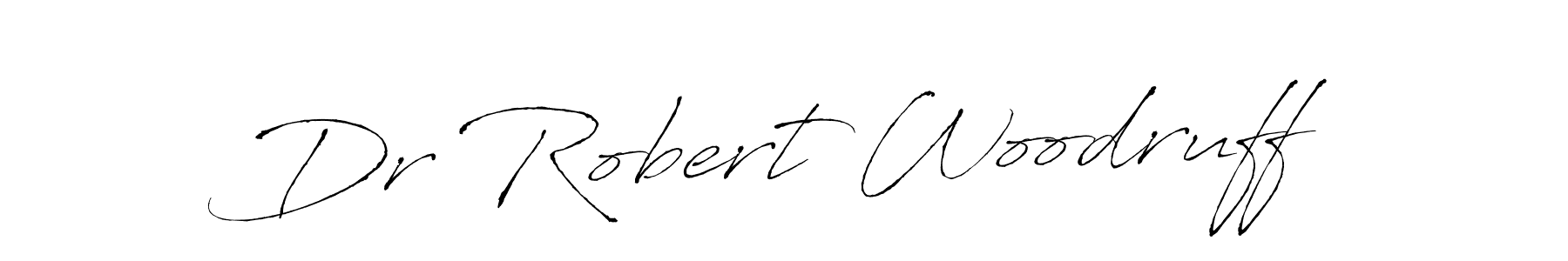 Use a signature maker to create a handwritten signature online. With this signature software, you can design (Antro_Vectra) your own signature for name Dr Robert Woodruff. Dr Robert Woodruff signature style 6 images and pictures png