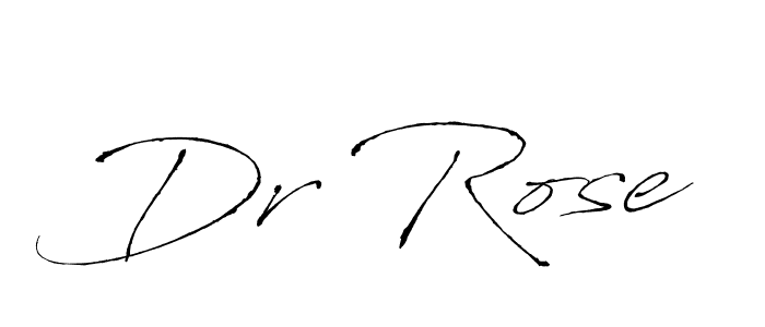 Make a beautiful signature design for name Dr Rose. With this signature (Antro_Vectra) style, you can create a handwritten signature for free. Dr Rose signature style 6 images and pictures png