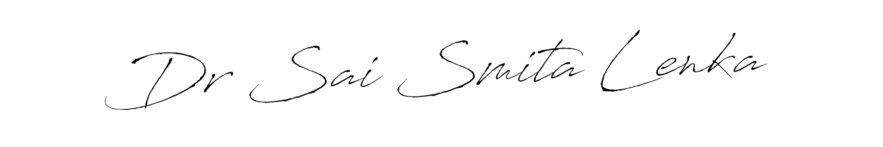 Make a beautiful signature design for name Dr Sai Smita Lenka. With this signature (Antro_Vectra) style, you can create a handwritten signature for free. Dr Sai Smita Lenka signature style 6 images and pictures png
