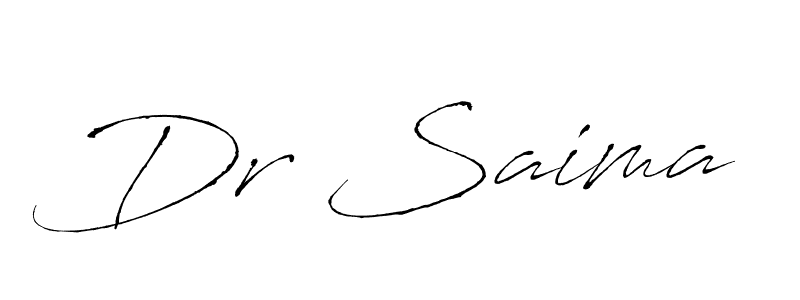 How to make Dr Saima signature? Antro_Vectra is a professional autograph style. Create handwritten signature for Dr Saima name. Dr Saima signature style 6 images and pictures png