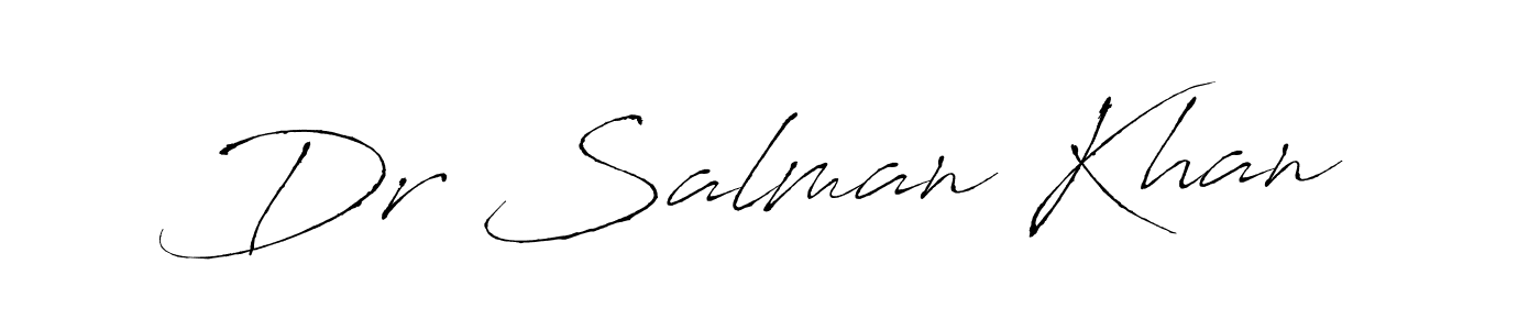 How to make Dr Salman Khan signature? Antro_Vectra is a professional autograph style. Create handwritten signature for Dr Salman Khan name. Dr Salman Khan signature style 6 images and pictures png