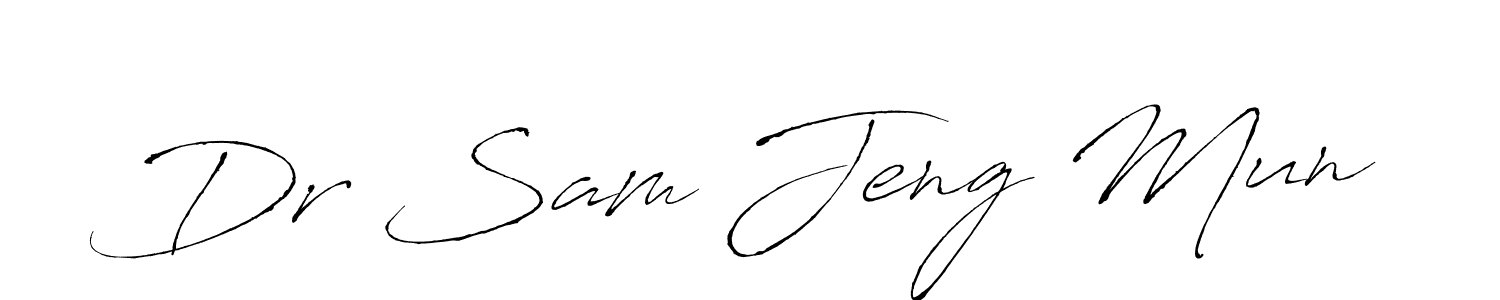 Also You can easily find your signature by using the search form. We will create Dr Sam Jeng Mun name handwritten signature images for you free of cost using Antro_Vectra sign style. Dr Sam Jeng Mun signature style 6 images and pictures png