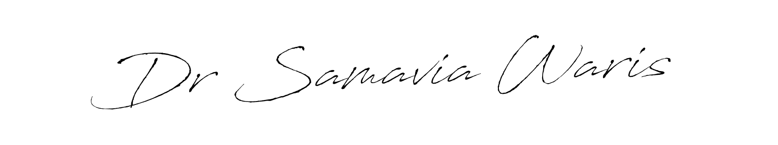 if you are searching for the best signature style for your name Dr Samavia Waris. so please give up your signature search. here we have designed multiple signature styles  using Antro_Vectra. Dr Samavia Waris signature style 6 images and pictures png