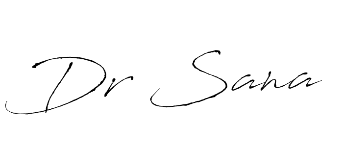 The best way (Antro_Vectra) to make a short signature is to pick only two or three words in your name. The name Dr Sana include a total of six letters. For converting this name. Dr Sana signature style 6 images and pictures png