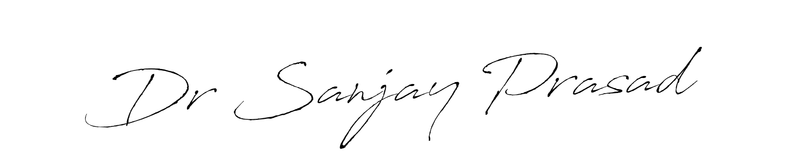 Make a beautiful signature design for name Dr Sanjay Prasad. With this signature (Antro_Vectra) style, you can create a handwritten signature for free. Dr Sanjay Prasad signature style 6 images and pictures png