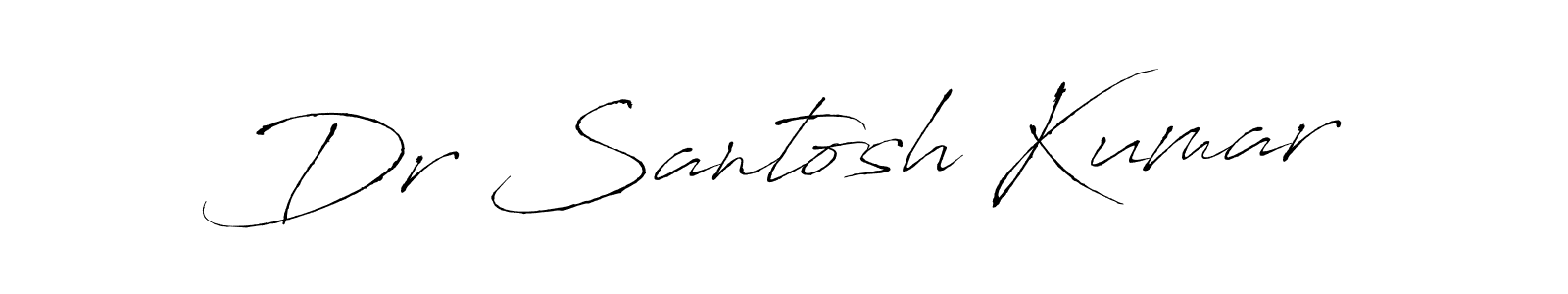 Antro_Vectra is a professional signature style that is perfect for those who want to add a touch of class to their signature. It is also a great choice for those who want to make their signature more unique. Get Dr Santosh Kumar name to fancy signature for free. Dr Santosh Kumar signature style 6 images and pictures png