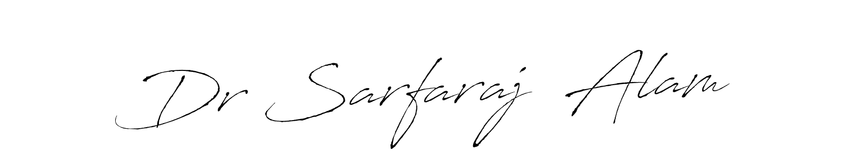 Make a beautiful signature design for name Dr Sarfaraj  Alam. Use this online signature maker to create a handwritten signature for free. Dr Sarfaraj  Alam signature style 6 images and pictures png