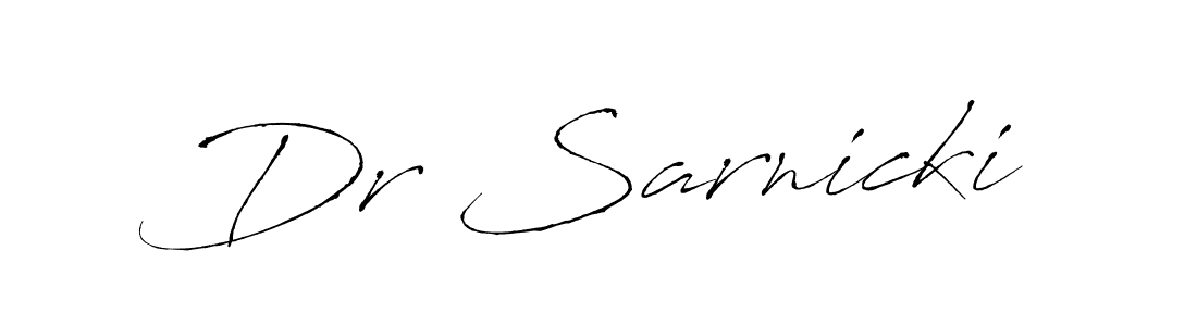 Also we have Dr Sarnicki name is the best signature style. Create professional handwritten signature collection using Antro_Vectra autograph style. Dr Sarnicki signature style 6 images and pictures png