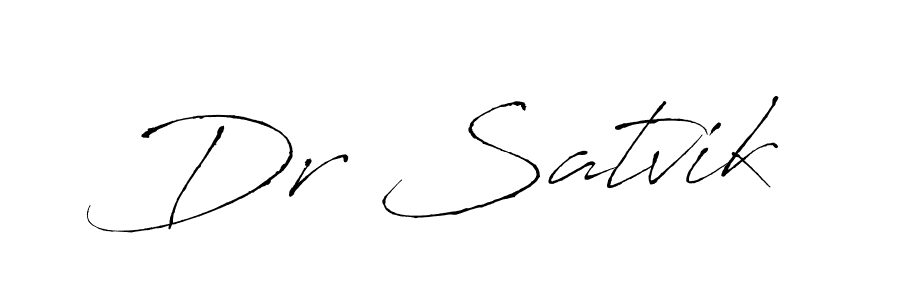 The best way (Antro_Vectra) to make a short signature is to pick only two or three words in your name. The name Dr Satvik include a total of six letters. For converting this name. Dr Satvik signature style 6 images and pictures png