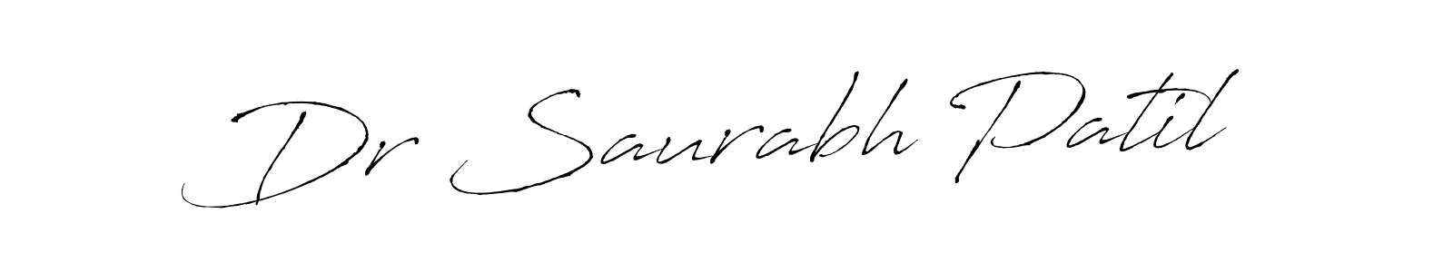 Dr Saurabh Patil stylish signature style. Best Handwritten Sign (Antro_Vectra) for my name. Handwritten Signature Collection Ideas for my name Dr Saurabh Patil. Dr Saurabh Patil signature style 6 images and pictures png