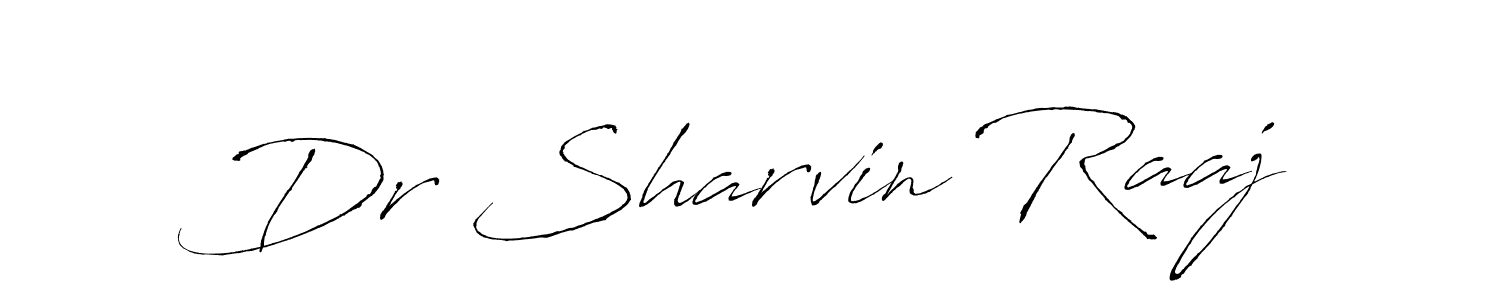 Create a beautiful signature design for name Dr Sharvin Raaj. With this signature (Antro_Vectra) fonts, you can make a handwritten signature for free. Dr Sharvin Raaj signature style 6 images and pictures png