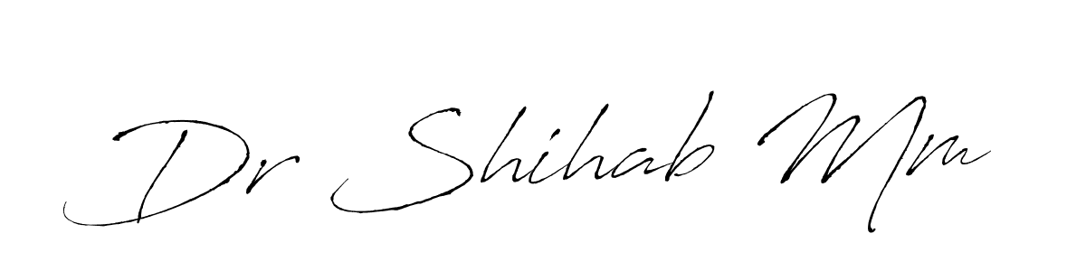 How to Draw Dr Shihab Mm signature style? Antro_Vectra is a latest design signature styles for name Dr Shihab Mm. Dr Shihab Mm signature style 6 images and pictures png