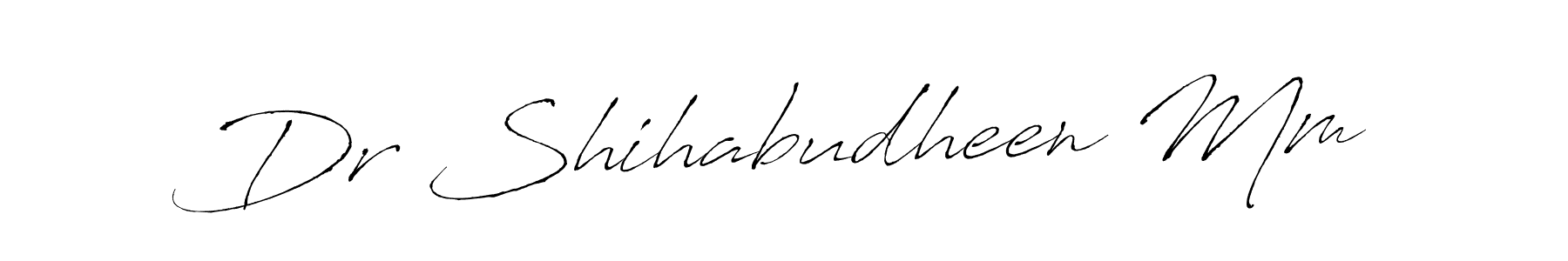 Also You can easily find your signature by using the search form. We will create Dr Shihabudheen Mm name handwritten signature images for you free of cost using Antro_Vectra sign style. Dr Shihabudheen Mm signature style 6 images and pictures png