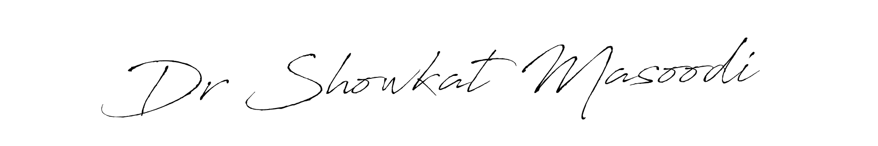 Dr Showkat Masoodi stylish signature style. Best Handwritten Sign (Antro_Vectra) for my name. Handwritten Signature Collection Ideas for my name Dr Showkat Masoodi. Dr Showkat Masoodi signature style 6 images and pictures png