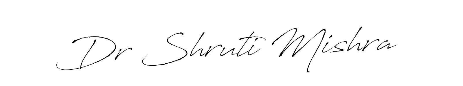 This is the best signature style for the Dr Shruti Mishra name. Also you like these signature font (Antro_Vectra). Mix name signature. Dr Shruti Mishra signature style 6 images and pictures png