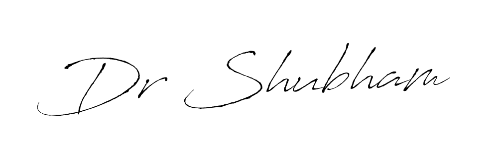 Create a beautiful signature design for name Dr Shubham. With this signature (Antro_Vectra) fonts, you can make a handwritten signature for free. Dr Shubham signature style 6 images and pictures png