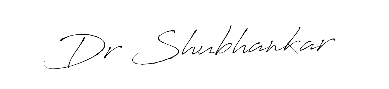 How to make Dr Shubhankar name signature. Use Antro_Vectra style for creating short signs online. This is the latest handwritten sign. Dr Shubhankar signature style 6 images and pictures png