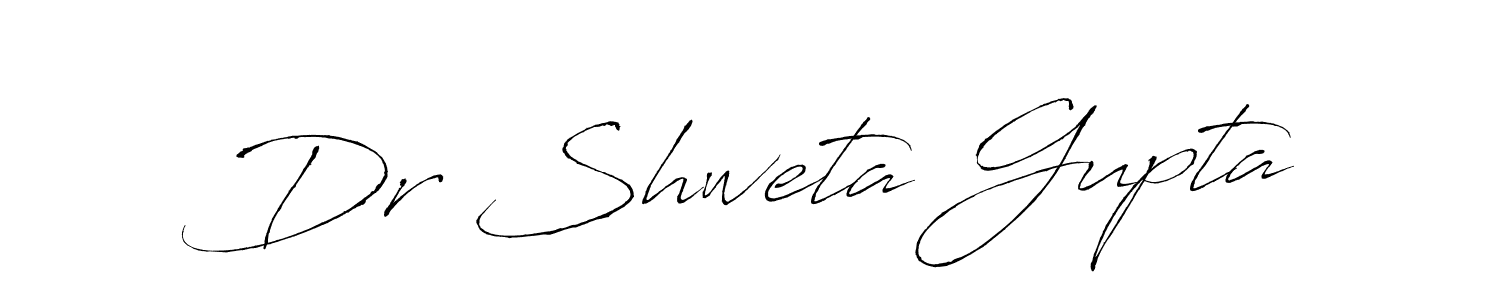 Use a signature maker to create a handwritten signature online. With this signature software, you can design (Antro_Vectra) your own signature for name Dr Shweta Gupta. Dr Shweta Gupta signature style 6 images and pictures png