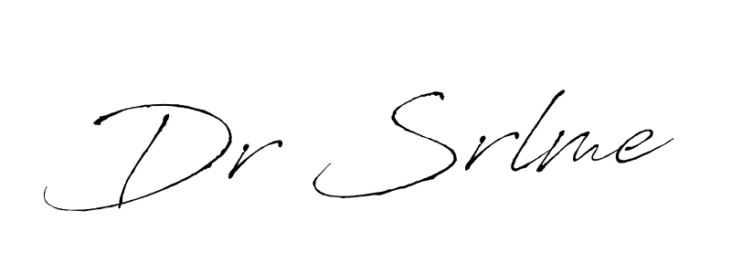 How to make Dr Srlme name signature. Use Antro_Vectra style for creating short signs online. This is the latest handwritten sign. Dr Srlme signature style 6 images and pictures png