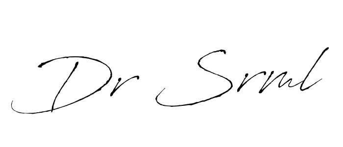 This is the best signature style for the Dr Srml name. Also you like these signature font (Antro_Vectra). Mix name signature. Dr Srml signature style 6 images and pictures png