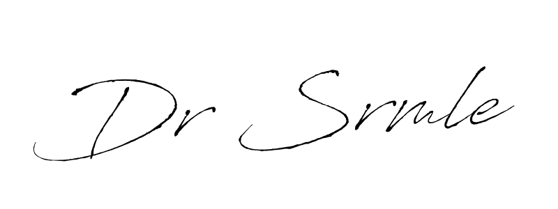 Also we have Dr Srmle name is the best signature style. Create professional handwritten signature collection using Antro_Vectra autograph style. Dr Srmle signature style 6 images and pictures png