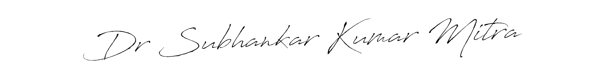 Make a beautiful signature design for name Dr Subhankar Kumar Mitra. With this signature (Antro_Vectra) style, you can create a handwritten signature for free. Dr Subhankar Kumar Mitra signature style 6 images and pictures png