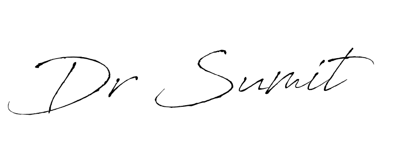 Make a beautiful signature design for name Dr Sumit. With this signature (Antro_Vectra) style, you can create a handwritten signature for free. Dr Sumit signature style 6 images and pictures png