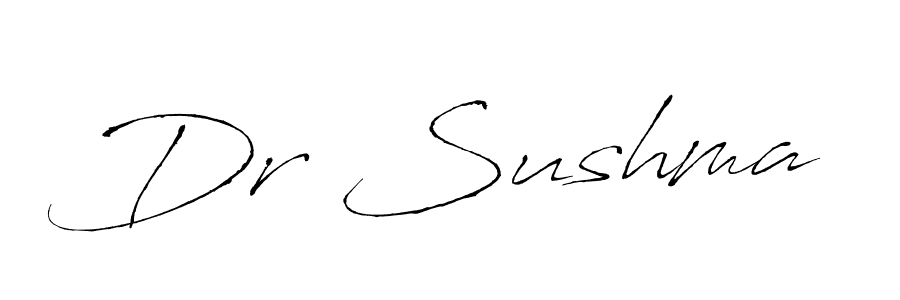Dr Sushma stylish signature style. Best Handwritten Sign (Antro_Vectra) for my name. Handwritten Signature Collection Ideas for my name Dr Sushma. Dr Sushma signature style 6 images and pictures png