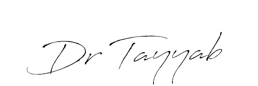 How to make Dr Tayyab signature? Antro_Vectra is a professional autograph style. Create handwritten signature for Dr Tayyab name. Dr Tayyab signature style 6 images and pictures png