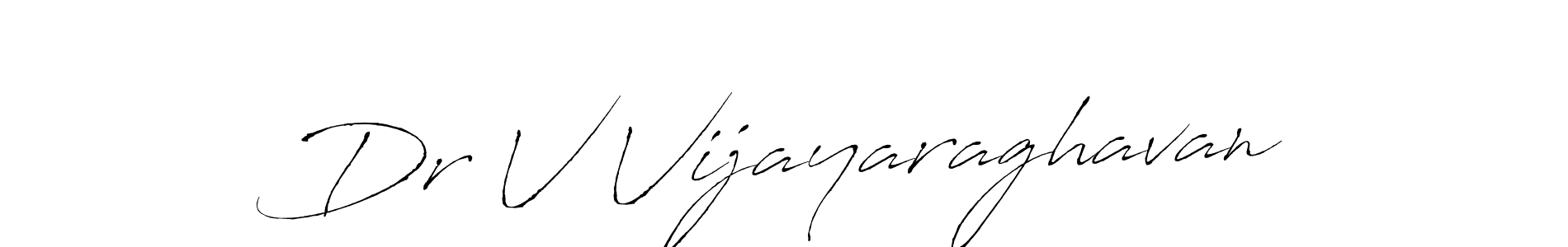 It looks lik you need a new signature style for name Dr V Vijayaraghavan. Design unique handwritten (Antro_Vectra) signature with our free signature maker in just a few clicks. Dr V Vijayaraghavan signature style 6 images and pictures png