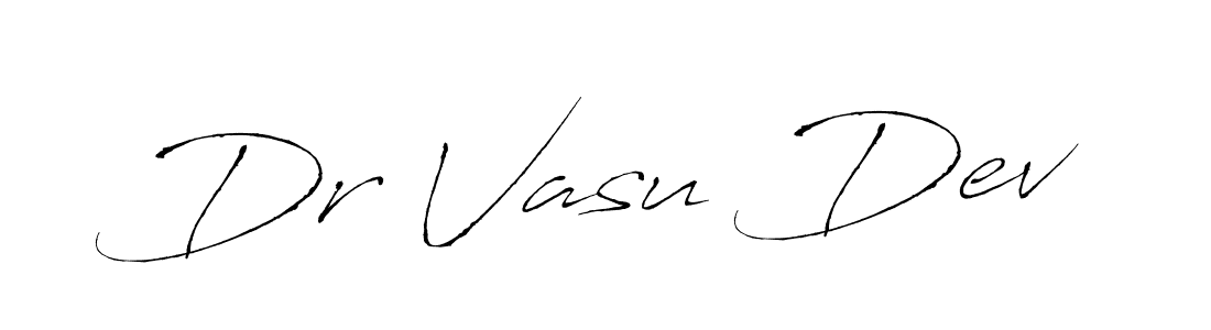 Antro_Vectra is a professional signature style that is perfect for those who want to add a touch of class to their signature. It is also a great choice for those who want to make their signature more unique. Get Dr Vasu Dev name to fancy signature for free. Dr Vasu Dev signature style 6 images and pictures png