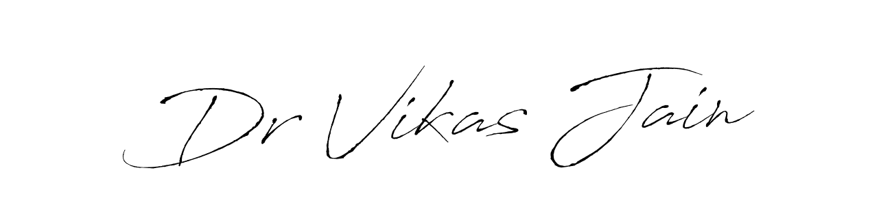 The best way (Antro_Vectra) to make a short signature is to pick only two or three words in your name. The name Dr Vikas Jain include a total of six letters. For converting this name. Dr Vikas Jain signature style 6 images and pictures png