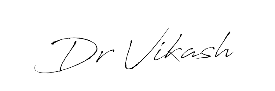 Antro_Vectra is a professional signature style that is perfect for those who want to add a touch of class to their signature. It is also a great choice for those who want to make their signature more unique. Get Dr Vikash name to fancy signature for free. Dr Vikash signature style 6 images and pictures png