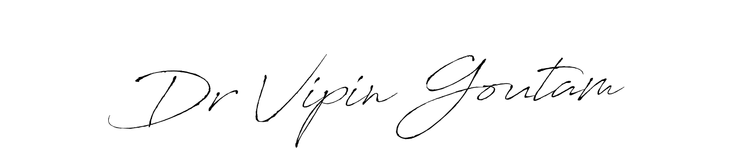 This is the best signature style for the Dr Vipin Goutam name. Also you like these signature font (Antro_Vectra). Mix name signature. Dr Vipin Goutam signature style 6 images and pictures png
