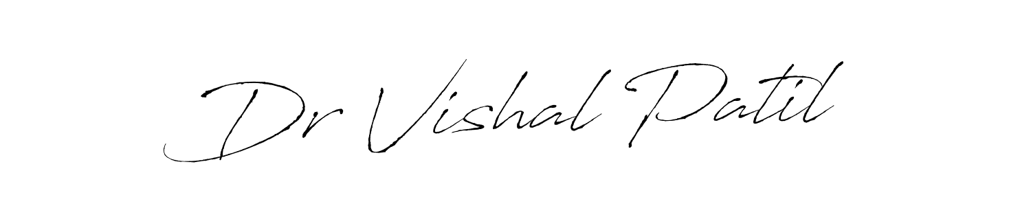 Dr Vishal Patil stylish signature style. Best Handwritten Sign (Antro_Vectra) for my name. Handwritten Signature Collection Ideas for my name Dr Vishal Patil. Dr Vishal Patil signature style 6 images and pictures png